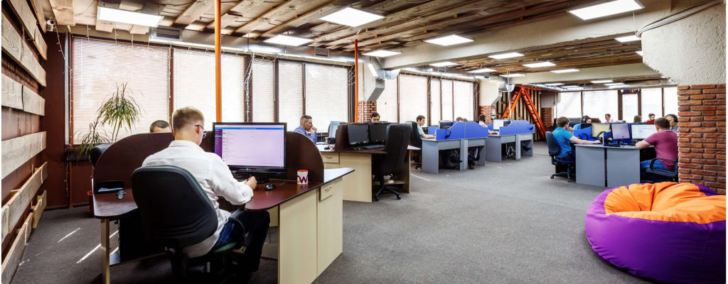 work in office